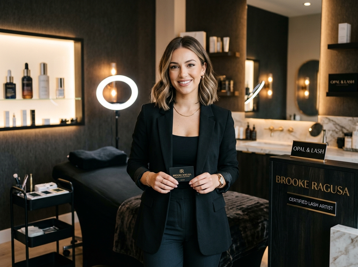 Brooke Ragusa Certified Esthetician at Elegant Black Opal Studio